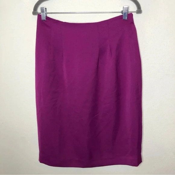 Vintage Sandra Ow-Wing for N.R.1 Magenta Skirt Size 10 - Picture 1 of 6